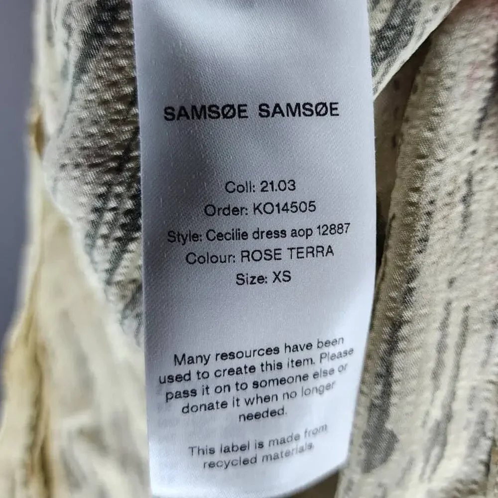 Samsoe & Samsoe Cecilie Dress in Terra Rose - Picture 7 of 11